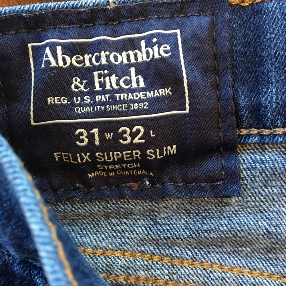 Abercrombie & Fitch Men’s Super Slim Stretch Jean